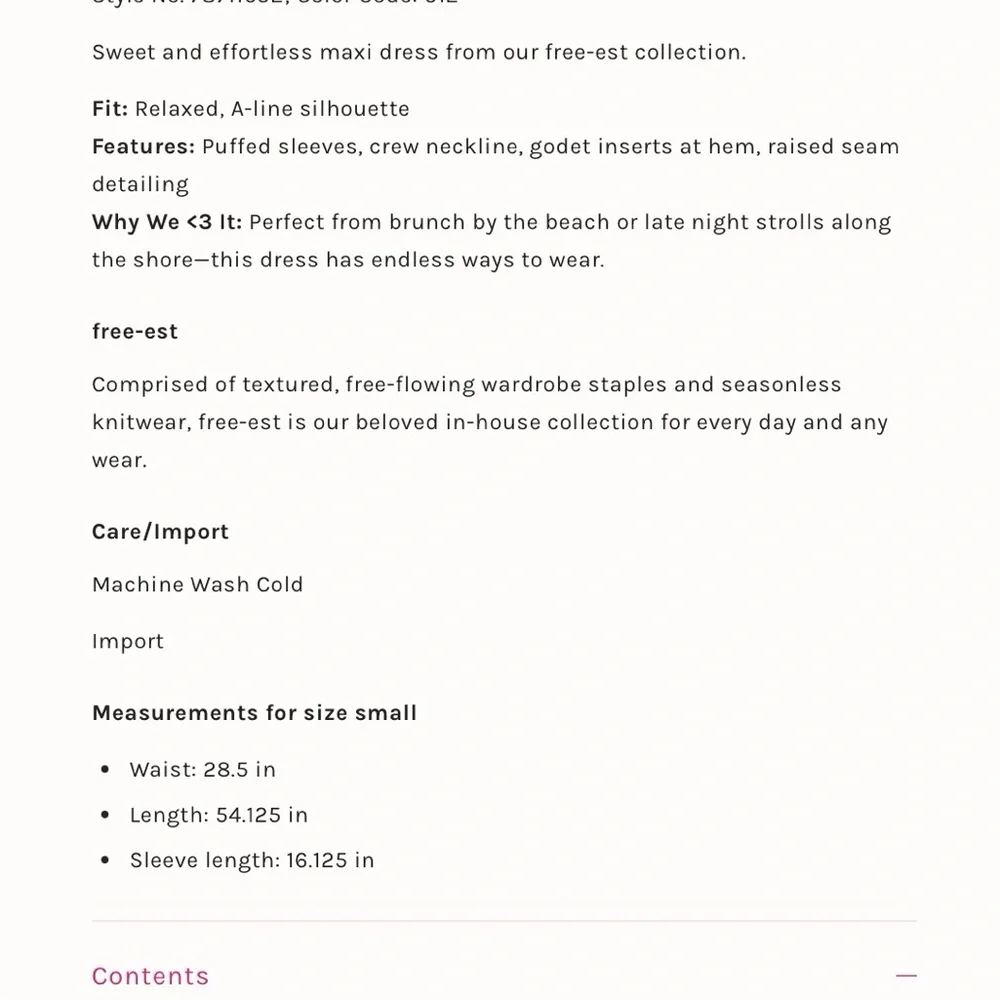 Free People Cream Maxi Dress - Picture 8 of 11